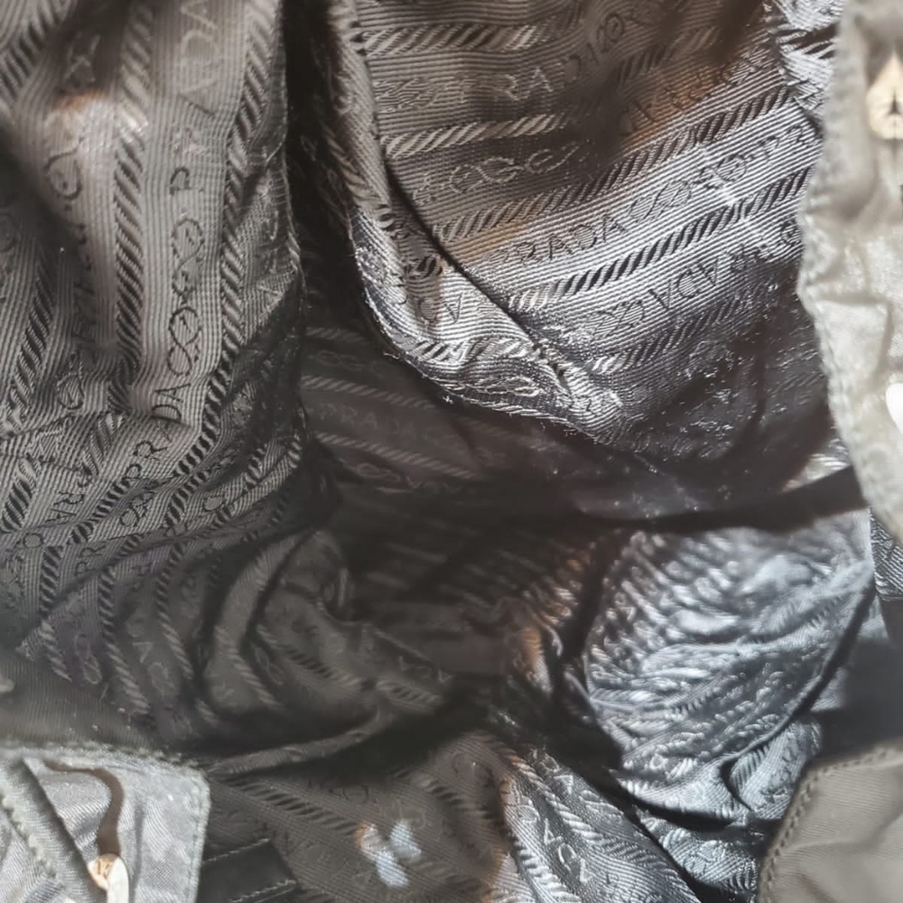 Prada Black Tessuto Nylon Backpack - Picture 16 of 16